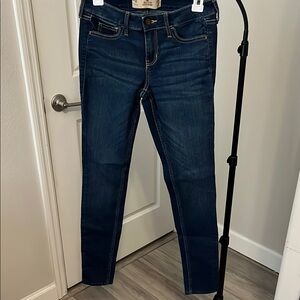 Hollister Blue Skinny Jeans with Stretchy Denim